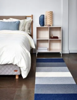 Pappelina Kim Rug, 70 X 240 Cm, Dark Blue -Textile Promotional Store Pappelina kim dark blue