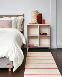 Pappelina Olle Rug 70 X 240 Cm, Brick - Cream -Textile Promotional Store Pappelina olle brick 2 1