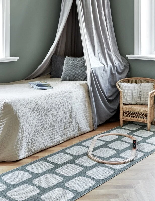 Pappelina Sten Rug, 70 X 200 Cm, Army Green - Grey 6 Pappelina Sten Rug, 70 X 200 Cm, Army Green - Grey - Image 4