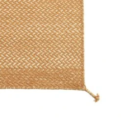 Muuto Ply Rug, Burnt Orange -Textile Promotional Store Ply rug 85x140 burnt orange detail Muuto 5000x5000 hi res
