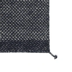 Muuto Ply Rug, Midnight Blue -Textile Promotional Store Ply rug 85x140 midnight blue detail Muuto 5000x5000 hi res