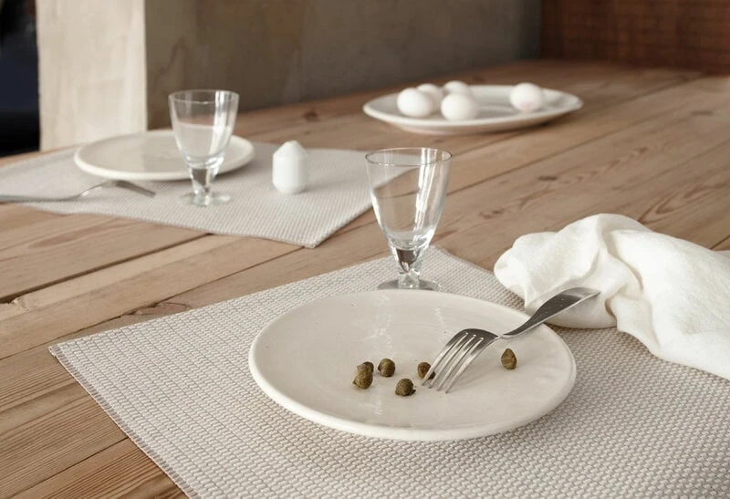 Woodnotes Morning Placemat, 35 X 45 Cm, Set Of 4, White - Beige 6 Woodnotes Morning Placemat, 35 X 45 Cm, Set Of 4, White - Beige - Image 4