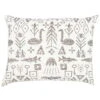 Saana Ja Olli Maailman Synty Cushion Cover, 60 X 80 Cm, White - Black -Textile Promotional Store SaanaOlli21 Maailmansynty1 SM