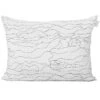 Saana Ja Olli Rakkauden Meri Cushion Cover, 60 X 80 Cm, White - Black -Textile Promotional Store SaanaOlli21 Rakkaudenmeri60 EE