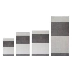 Tica Copenhagen Stripes Horizontal Floor Mat, 90 X 130 Cm, Grey 10 Tica Copenhagen Stripes Horizontal Floor Mat, 90 X 130 Cm, Grey -Textile Promotional Store Sizes Stripes H Grey 60x90 67x120 90x130 90x200 1