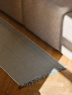 HAY Stripes And Stripes Rug, 60 X 200 Cm, Cucumber Green -Textile Promotional Store Stripes and Stripes cucumber green