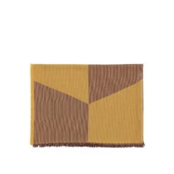 Muuto Sway Throw, Mustard -Textile Promotional Store Sway throw folded mustard frontpage