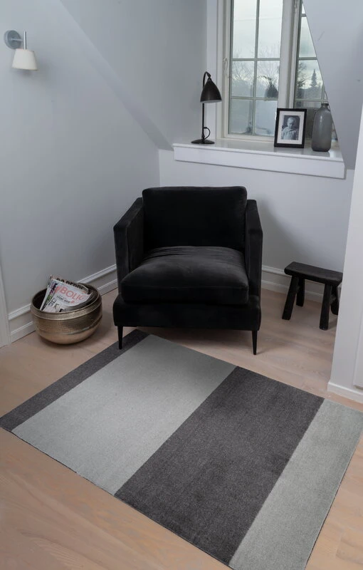 Tica Copenhagen Stripes Horizontal Floor Mat, 90 X 130 Cm, Grey 8 Tica Copenhagen Stripes Horizontal Floor Mat, 90 X 130 Cm, Grey - Image 6