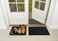 Tica Copenhagen Dot Doormat, 60 X 90 Cm, Black -Textile Promotional Store TICA Doormat Dot 00534 60x90 5710555005348 c