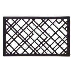 Tica Copenhagen Lines Doormat, 45 X 75 Cm, Black