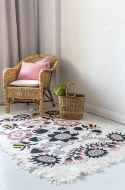 Tikau Bombroo Rug, 125 X 185 Cm, Light Pink 12 Tikau Bombroo Rug, 125 X 185 Cm, Light Pink -Textile Promotional Store Tikau TKU BAMBOO PINK 125X185 Bombroo pink 2