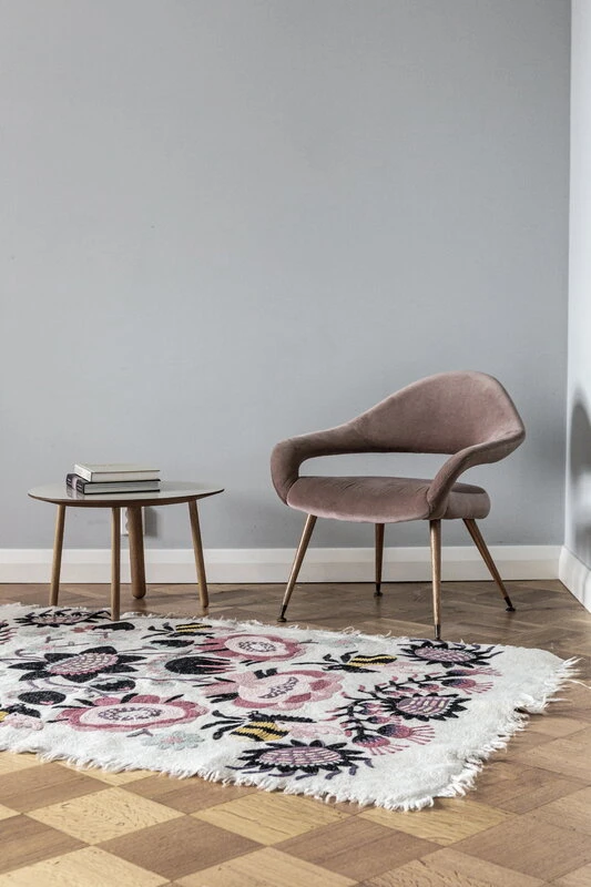 Tikau Bombroo Rug, 125 X 185 Cm, Light Pink 5 Tikau Bombroo Rug, 125 X 185 Cm, Light Pink - Image 3