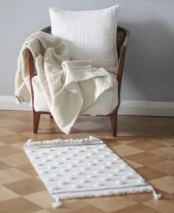 Tikau Pallo Rug, White Dots -Textile Promotional Store Tikau TKU PALLO WHITEDOTS 50X90 3