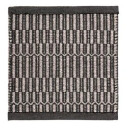 VM Carpet Duo Latua Rug, Grey - Black