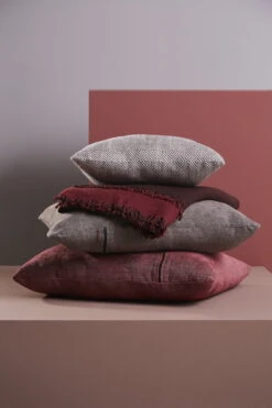 Woud Double Throw, Indian Red - Chestnut Brown -Textile Promotional Store WOUD Lifestyle 2018 Weave Double 1