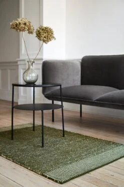 Woud Rombo Rug, 90 X 140 Cm, Green -Textile Promotional Store WOUD SS19 1 Rombo Duo Nakki