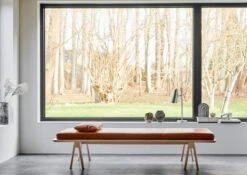 Woud Level Cushion For Daybed, Cognac Leather Envy -Textile Promotional Store WOUD SS22 LEVEL DAYBED ARKIV CONO SATIN role