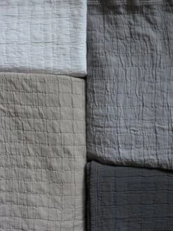 Matri Aava Bed Cover, 200 X 260 Cm, Light Grey -Textile Promotional Store aava7 3