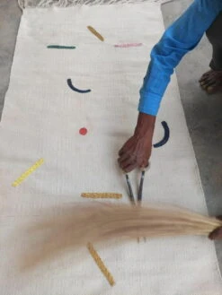 MUM's Ajattelija Rug -Textile Promotional Store ajattelija close tomi leppanen 70x240 mums nordic c44a2317