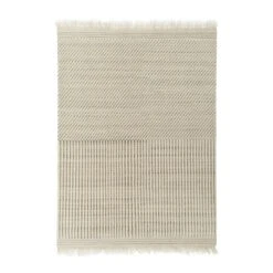 Anno Niwa Wool Rug 170 X 240 Cm, White - Grey