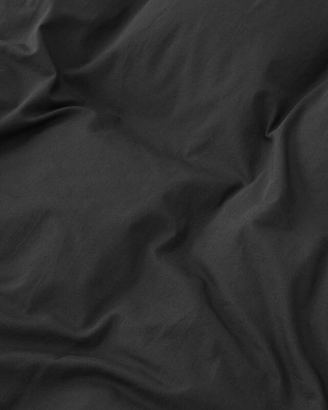 Tekla Single Duvet Cover, 150 X 210 Cm, Ash Black 4 Tekla Single Duvet Cover, 150 X 210 Cm, Ash Black - Image 2