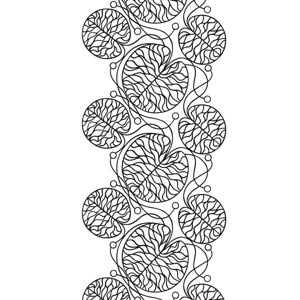 Marimekko Bottna Fabric, White - Black 3 Marimekko Bottna Fabric, White - Black