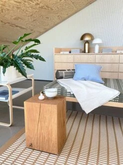 HAY Outline Cushion, 50 X 50 Cm, Blue -Textile Promotional Store design stories nikari biennale 1 ma