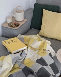 Muuto Layer Cushion 50 X 50 Cm, Yellow -Textile Promotional Store design stories x my full house 11