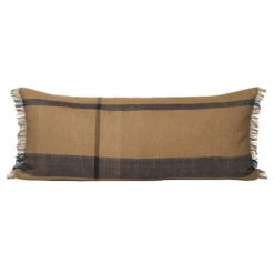 Ferm LIVING Dry Cushion, 40 X 90 Cm, Sugar Kelp - Black