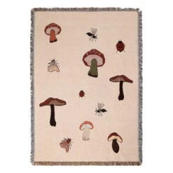 Ferm LIVING Forest Tapestry Blanket, Sand