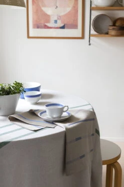 Lapuan Kankurit Usva Tablecloth, 150 X 260 Cm, Linen - Aspen Green 10 Lapuan Kankurit Usva Tablecloth, 150 X 260 Cm, Linen - Aspen Green -Textile Promotional Store lapuan kankurit linnea linen towel linen blue 2
