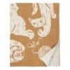 Lapuan Kankurit Kissanpäivät Blanket, Cognac - White -Textile Promotional Store lapuankankurit kissanpaivat blanket cognac white 4