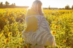 Lapuan Kankurit Kuutamo Throw, Beige - Yellow -Textile Promotional Store lapuankankurit kuutamo blanket beige yellow 2 0