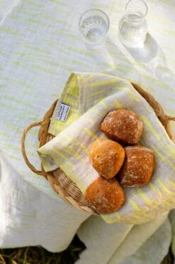 Lapuan Kankurit Osmankäämi Table Cloth/throw, 145 X 200 Cm, Linen - Yellow 12 Lapuan Kankurit Osmankäämi Table Cloth/throw, 145 X 200 Cm, Linen - Yellow -Textile Promotional Store lapuankankurit osmankaami tablecloth blanket and towel napkin linen yellow 3