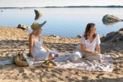 Lapuan Kankurit Osmankäämi Table Cloth/throw, 145 X 200 Cm, Grey - Cinnamon 7 Lapuan Kankurit Osmankäämi Table Cloth/throw, 145 X 200 Cm, Grey - Cinnamon -Textile Promotional Store lapuankankurit osmankaami tablecloth blanket grey cinnamon 0