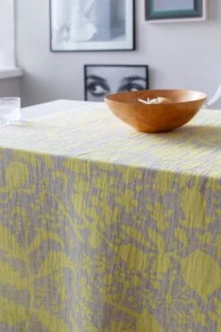 Lapuan Kankurit Villiyrtit Table Cloth/throw, 150 X 200 Cm, Yellow - Linen 11 Lapuan Kankurit Villiyrtit Table Cloth/throw, 150 X 200 Cm, Yellow - Linen -Textile Promotional Store lapuankankurit villiyrtit tablecloth blanket yellow linen 3