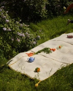 Woven Works Line 02 Rug -Textile Promotional Store line 02 wool shaggy rug outdoor photo 1