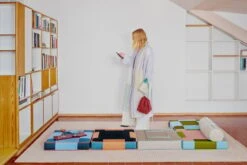 Juslin Maunula Floor Pouf, 60 X 60 Cm, Jade -Textile Promotional Store main kamppis flat