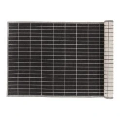 Marimekko Pieni Tiiliskivi Table Runner, 47 X 150 Cm, Charcoal - Beige