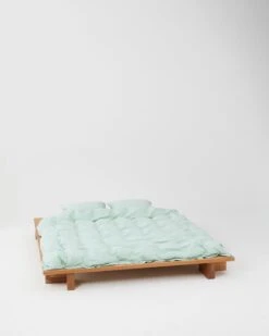 Tekla Single Duvet Cover, 150 X 210 Cm, Subtle Mint 8 Tekla Single Duvet Cover, 150 X 210 Cm, Subtle Mint -Textile Promotional Store mint tekla1 1