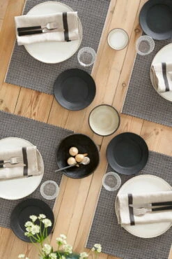 Woodnotes Morning Placemat, 35 X 45 Cm, Set Of 4, Black - Beige 12 Woodnotes Morning Placemat, 35 X 45 Cm, Set Of 4, Black - Beige -Textile Promotional Store pHoWP2xQ