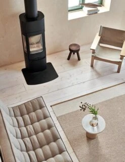 Pappelina Edit Rug, 140 X 200 Cm, Ochre -Textile Promotional Store pappelina edit ochre livingroom creative