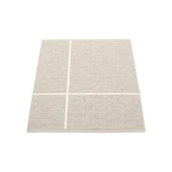Pappelina Fred Rug, 70 X 90 Cm, Linen - Vanilla