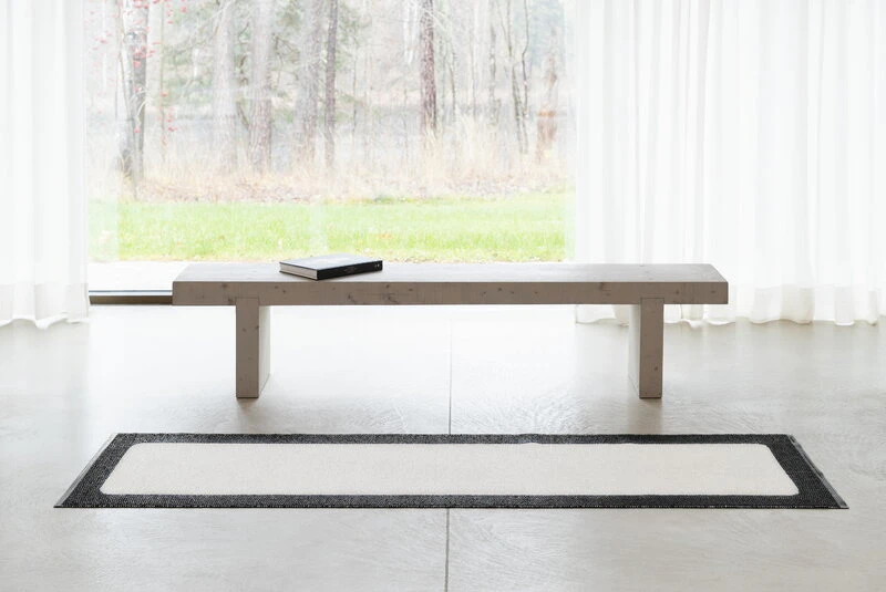 Pappelina Ilda Rug, 70 X 180 Cm, Black - Vanilla 7 Pappelina Ilda Rug, 70 X 180 Cm, Black - Vanilla - Image 5