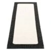 Pappelina Ilda Rug, 70 X 180 Cm, Black - Vanilla -Textile Promotional Store pappelina ilda ilx718