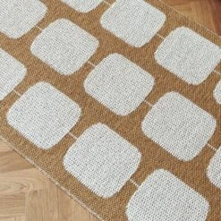 Pappelina Sten Rug, 70 X 100 Cm, Ochre - Vanilla 9 Pappelina Sten Rug, 70 X 100 Cm, Ochre - Vanilla -Textile Promotional Store pappelina sten ochre kitchen creative 2