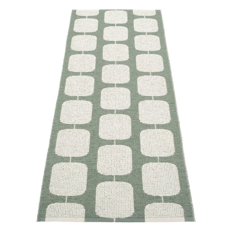 Pappelina Sten Rug, 70 X 200 Cm, Army Green - Grey 3 Pappelina Sten Rug, 70 X 200 Cm, Army Green - Grey