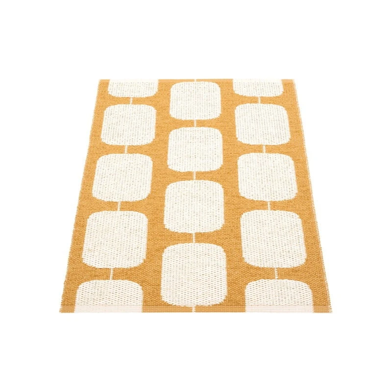 Pappelina Sten Rug, 70 X 100 Cm, Ochre - Vanilla 3 Pappelina Sten Rug, 70 X 100 Cm, Ochre - Vanilla