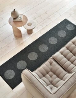 Pappelina Vera 2.0 Rug, 70 X 280 Cm, Black -Textile Promotional Store pappelina vera2 black livingroom creative 1