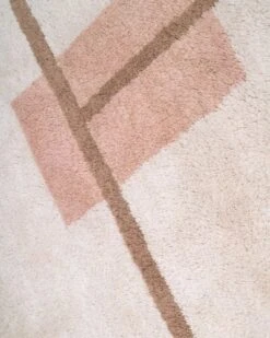 Woven Works Patch 01 Rug -Textile Promotional Store patch 01 wool shaggy rug detail photo 3